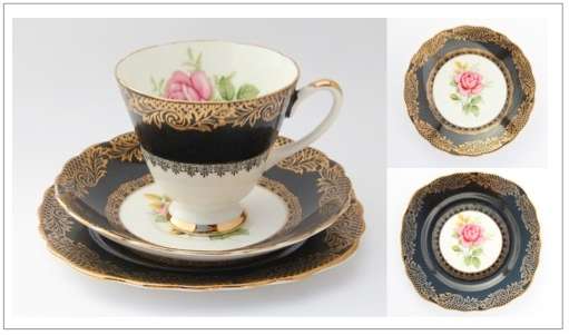Imperial fine bone china tea trio