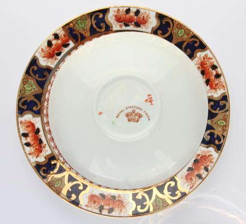 Royal Stafford fine bone china tea trio - marking
