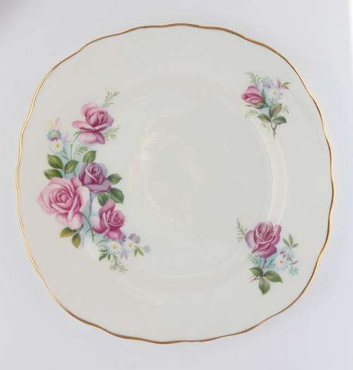 Royal Osborne fine bone china tea trio - cake plate