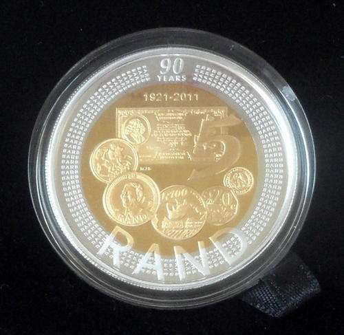 2011 RSA GOLD / SILVER R5  - 90TH - Uncirculated