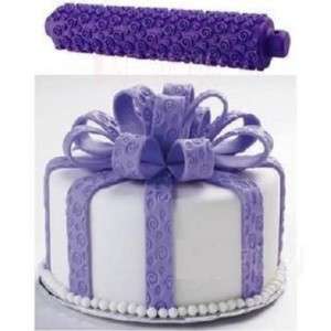 2 PATTERNS!! EASY TO USE ROLLING PIN TO CREATE PATTERNS ON CAKES AND PASTRIES