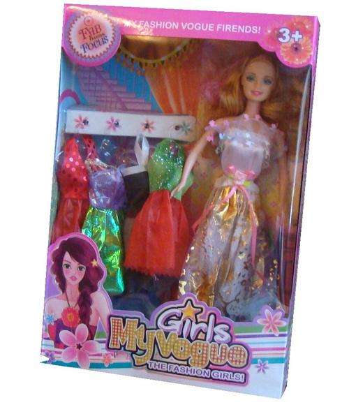 6 PIECE COLLECTIBLE MY FASHION VOGUE FRIENDS DOLL SET