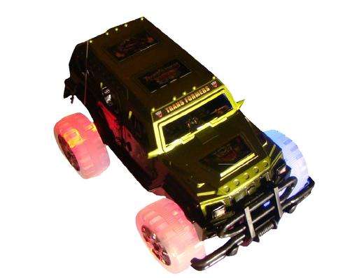 REMOTE CONTROLLED TRANSFORMER SUV WITH LIGHTS