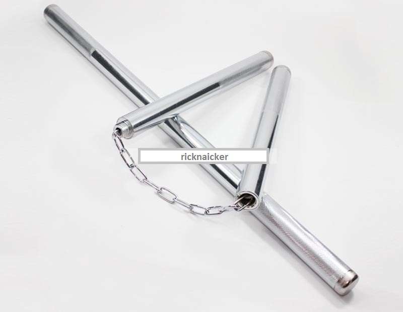 METAL NUNCHUCK THAT CONVERTS TO NIGHT STICK