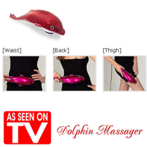 DOLPHIN BODY MASSAGER WITH THREE ATTACHMENTS