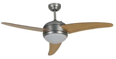 GOLDAIR 120cm 3 BLADE 1 LIGHT CEILING FAN WITH REMOTE