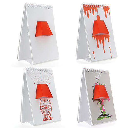 NEW!!! FLIP DESK LAMP - BUILT IN LAMP POSTER