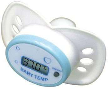 AUTO SHUT-OFF BABY PACIFIER THERMOMETER WITH BEEPER FUNCTION