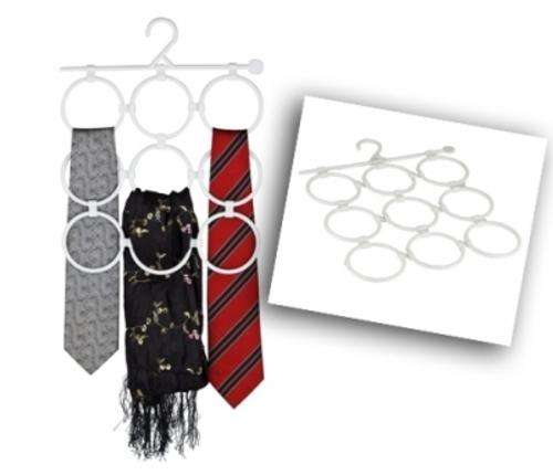 TIE AND SCARF HANGER - PERFECT TO ORGANIZE YOUR TIES AND SCARVES