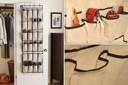 HONEY CAN DO 16 POCKET OVER THE DOOR SHOE ORGANIZER as seen on TV