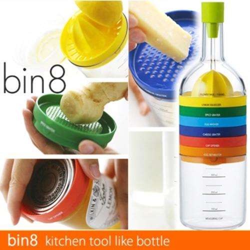 THE BIN 8 KITCHEN TOOL - 1 TOOL WITH ALL YOUR KITCHEN ACCESSORIES