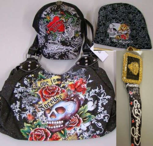 DESIGNER ED HARDY 4 PIECE COMBO SET