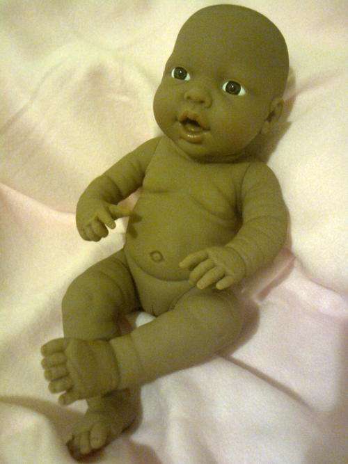 Newborn baby girl doll