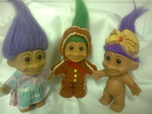 Collectable little troll dolls
