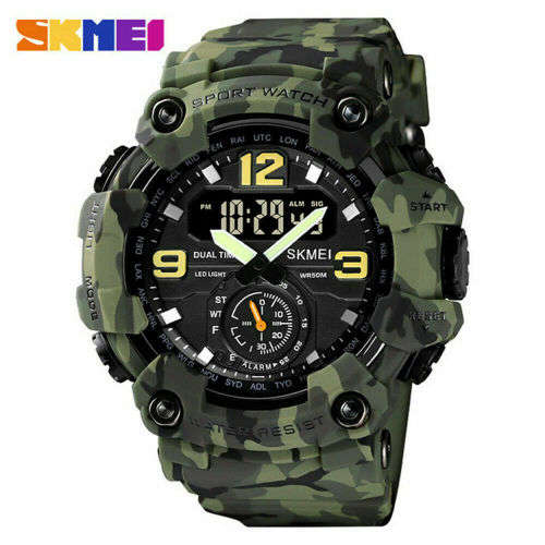SKMEI 1637 Digital Men Watch Shockproof Wristwatch Fashion Sport Alarm Male Watches