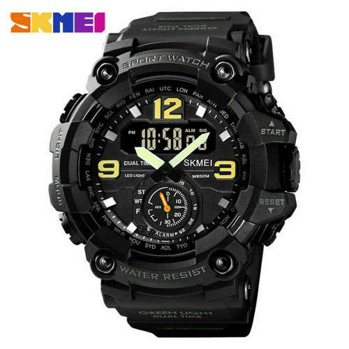 SKMEI 1637 Digital Men Watch Shockproof Wristwatch Fashion Sport Alarm Male Watches