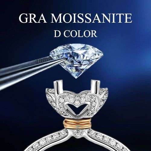 Lovely 6.5 MM 1.00 Carat VVS1 D White Round Shape Cut Loose Moissanite With Certificate