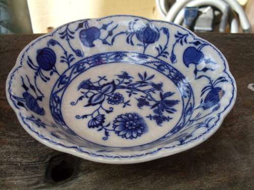 BEAUTIFUL ANTIQUE 1900-1905 JOHNSON BROTHERS BLUE FLOW "HOLLAND" SMALL BOWL NO. 1