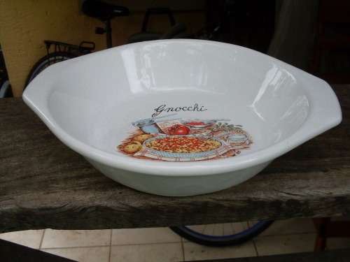 VERY FUN & FAB LARGE GLAZED GNOCCHI DISH, ITALIAN MADE VITALI DERUTA FOR WOOLIES???
