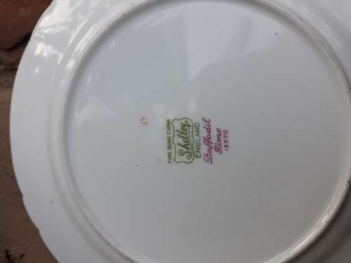 SHELLEY ENGLAND, FINE BONE CHINA SIDE PLATE 15CM, BEAUTIFUL DAFFODIL TIME GORGEOUS