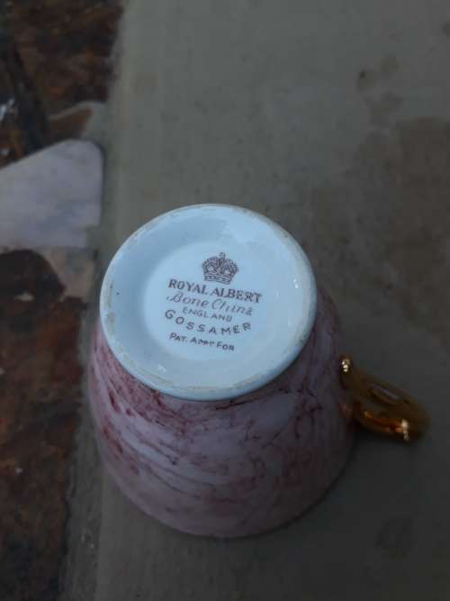 VINTAGE ROYAL ALBERT PINK GOSSAMER TEA CUP (REPLACEMENT PIECE)