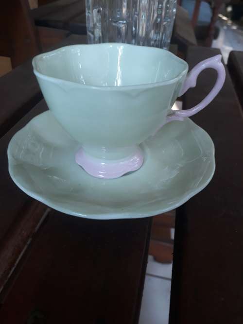VERY SUBTLE & PRETTY ROYAL ALBERT PASTELLA SMALLER CUP & SAUCER READ DESC.