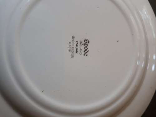 SPODE ITALIAN SIDE PLATE, GORGEOUS BLUE & WHITE (NOT COPELAND)