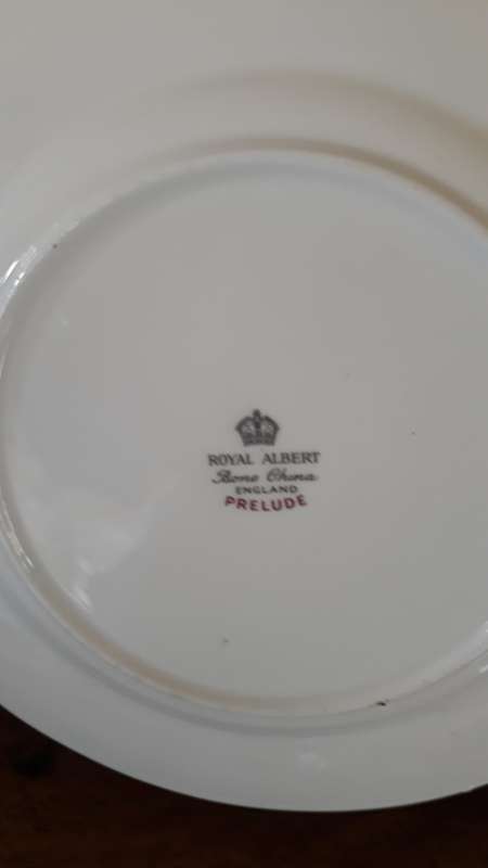 VINTAGE BELIEVED `50`S ROYAL ALBERT `PRELUDE` SIDE PLATE DUSTY PINK ROSES