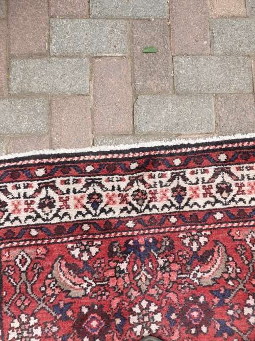 BEAUTIFUL PERSIAN HAND KNOTTED HAMADAN RUNNER FLORAL ETC 305CM WIDTH 107CM