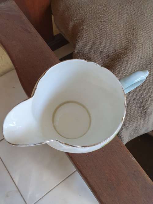 VINTAGE SHELLEY ENGLAND CHINA 'WOODLAND' MILK JUG