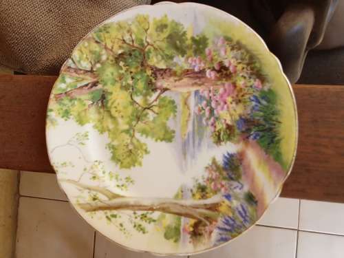 VINTAGE SHELLEY ENGLAND CHINA 'WOODLAND' SIDE PLATE