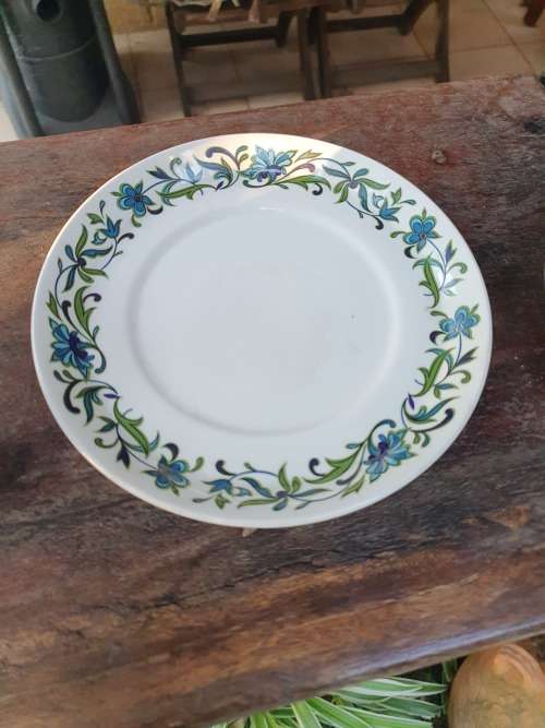 VINTAGE RETRO MIDWINTER STAFFORSHIRE ENGLAND SPANISH GARDEN DESIGN JESSIE TAIT TRIO no 2