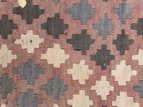 LOVELY HAND WOVEN FLAT WEAVE ORIENTAL / PERSIAN KILIM GEOMETRIC