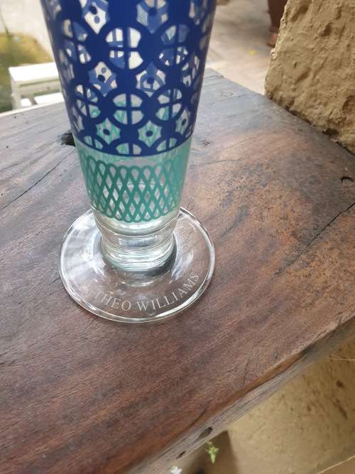 LOVELY COLLECTABLE VINTAGE RITZENHOFF BEER OR CHAMPAGNE DESIGNER GLASSES