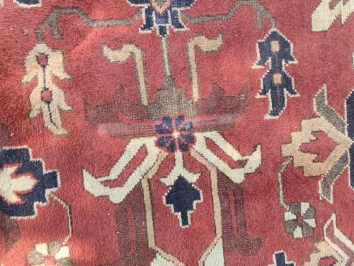 FOR QUINTON OFFERSTUNNING LARGE AFGHAN KAZAK  HAND KNOTTED CARPET GEOMETRIC FLORAL ETC. EARTHY TONES