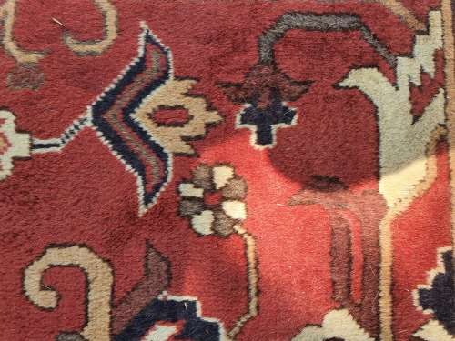 FOR QUINTON OFFERSTUNNING LARGE AFGHAN KAZAK  HAND KNOTTED CARPET GEOMETRIC FLORAL ETC. EARTHY TONES