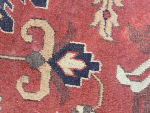 FOR QUINTON OFFERSTUNNING LARGE AFGHAN KAZAK  HAND KNOTTED CARPET GEOMETRIC FLORAL ETC. EARTHY TONES