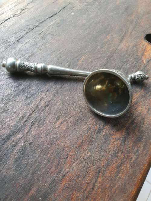 Jenna Clifford pewter candle snuffer floral design