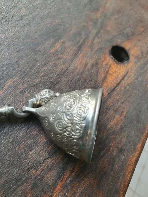 Jenna Clifford pewter candle snuffer floral design