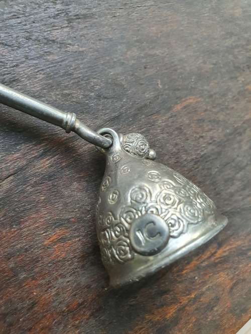 Jenna Clifford pewter candle snuffer floral design
