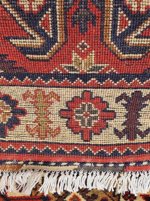 Beautiful  hand knotted Persian / Oriental 4.86 meters Kazak runner carpet with underfelt