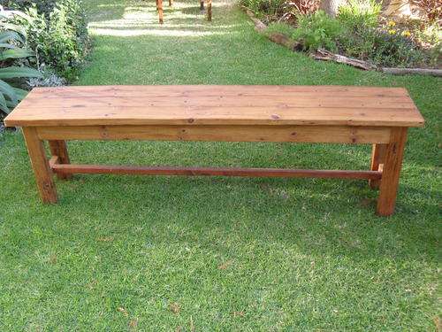 LOOOOONG OREGON BENCH....GREAT CHARACTER PIECE. THIS ONE IS NICE!