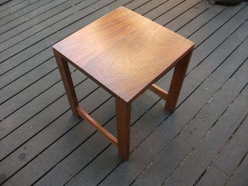 VINTAGE & SMALL KIAAT? SIDE TABLE WITH NICE JOINT FEATURES