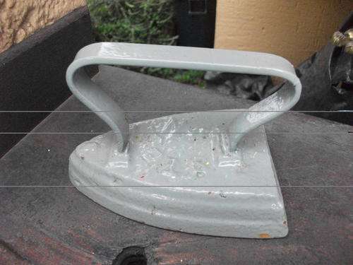 VINTAGE CASTE IRON "IRON" WITH A MODERN TWIST GREY!