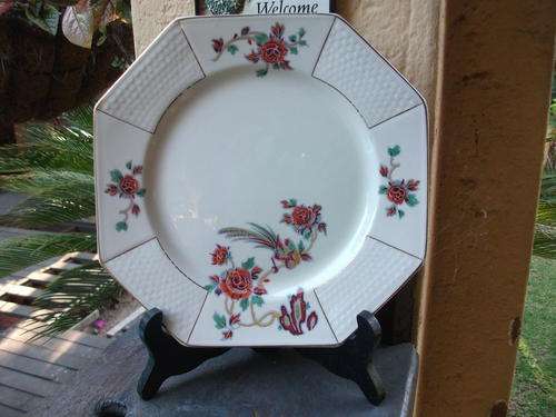 WOW! THIS IS A GORGEOUS, STEVENTONS LTD BURSLEM SHAPE 734827 DINNER/LUNCH PLATE FLORAL & GILT