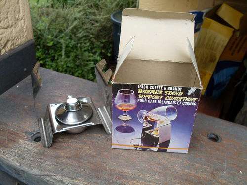 VINTAGE (UNUSED)  BOXED IRISH COFFEE & BRANDY WARMER