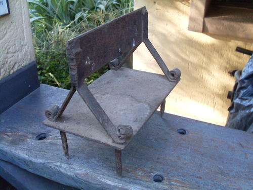 WOULD THINK EXTREMELY OLD POSSIBLE ANTIQUE??? RUSTIC WROUGHT IRON?? BOOT SCRAPPER