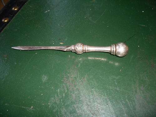 UNDE OFFER KOTZE1 OUR OWN JENNA CLIFFORD STYLISH SILVER 925 31.75g LETTER OPENER
