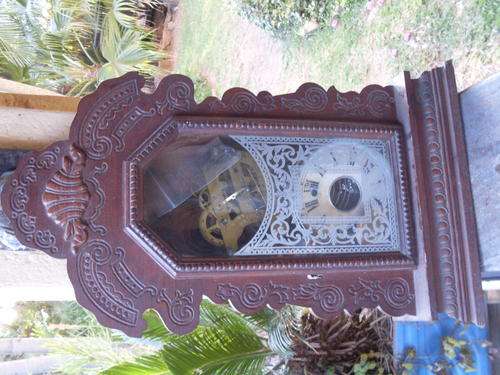 VINTAGE / ANTIQUE ANSONIA NEW YORK USA GINGERBREAD CLOCK CASING PLUS PIECES  (FOR SPARES???)