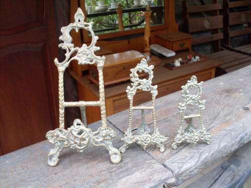 STUNNING, STUNNING & STUNNING 3 HIGHLY DETAILED EASEL SHAPE PICTURE HOLDERS S,M &L